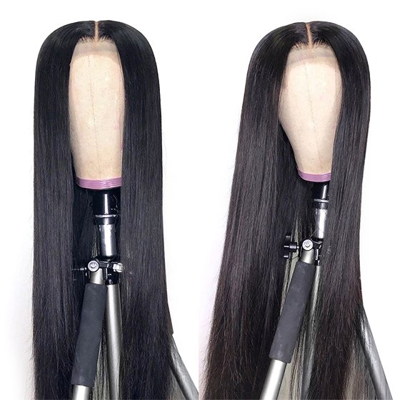ZSF Human Hair Wigs Wholesale Silky Straight 5*5 HD Lace Closure Wigs 100% Brazilian Virgin Human Hair Wig For Black Women