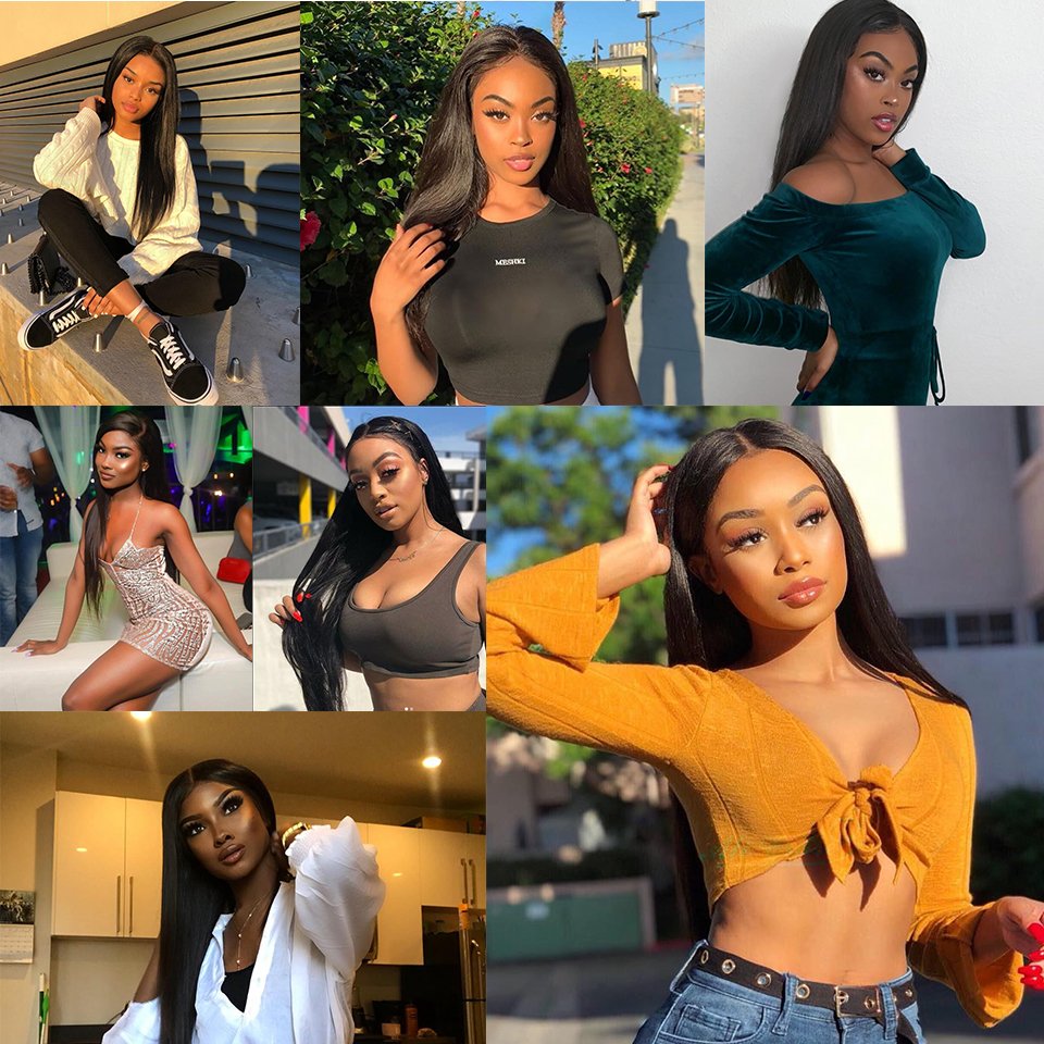 ZSF Human Hair Wigs Wholesale Silky Straight 5*5 HD Lace Closure Wigs 100% Brazilian Virgin Human Hair Wig For Black Women