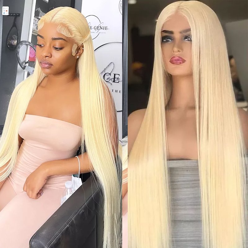 XBL US Warehouse Long Blonde Lace Wigs Full 13x4 HD Lace Front Wigs Colored 613 Blonde Virgin Human Hair Wigs Wholesale Vendor