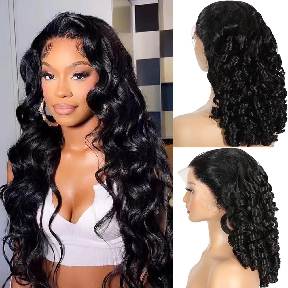 Loose Wave Lace Frontal Wigs Human Hair 13x4 Lace Frontal Human Hair Wigs Brazilian Virgin Hair For Women