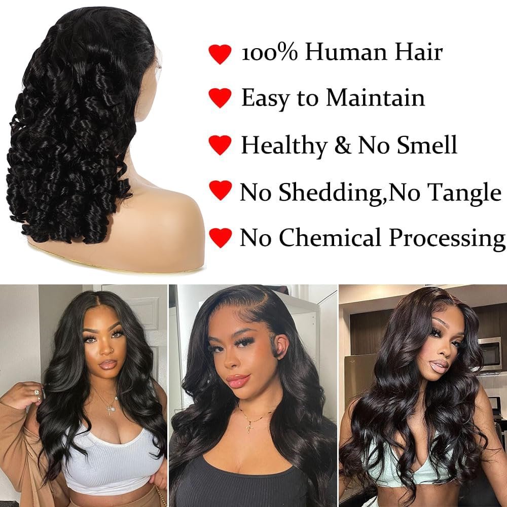 Loose Wave Lace Frontal Wigs Human Hair 13x4 Lace Frontal Human Hair Wigs Brazilian Virgin Hair For Women