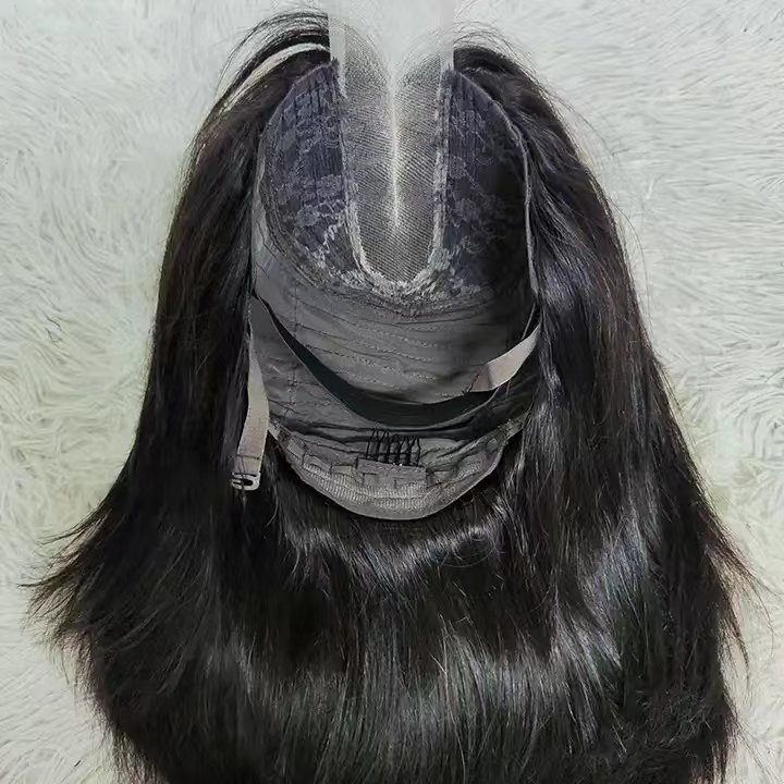 preplucked human hair wig kim k closure wig 2X6 Closure bob wig