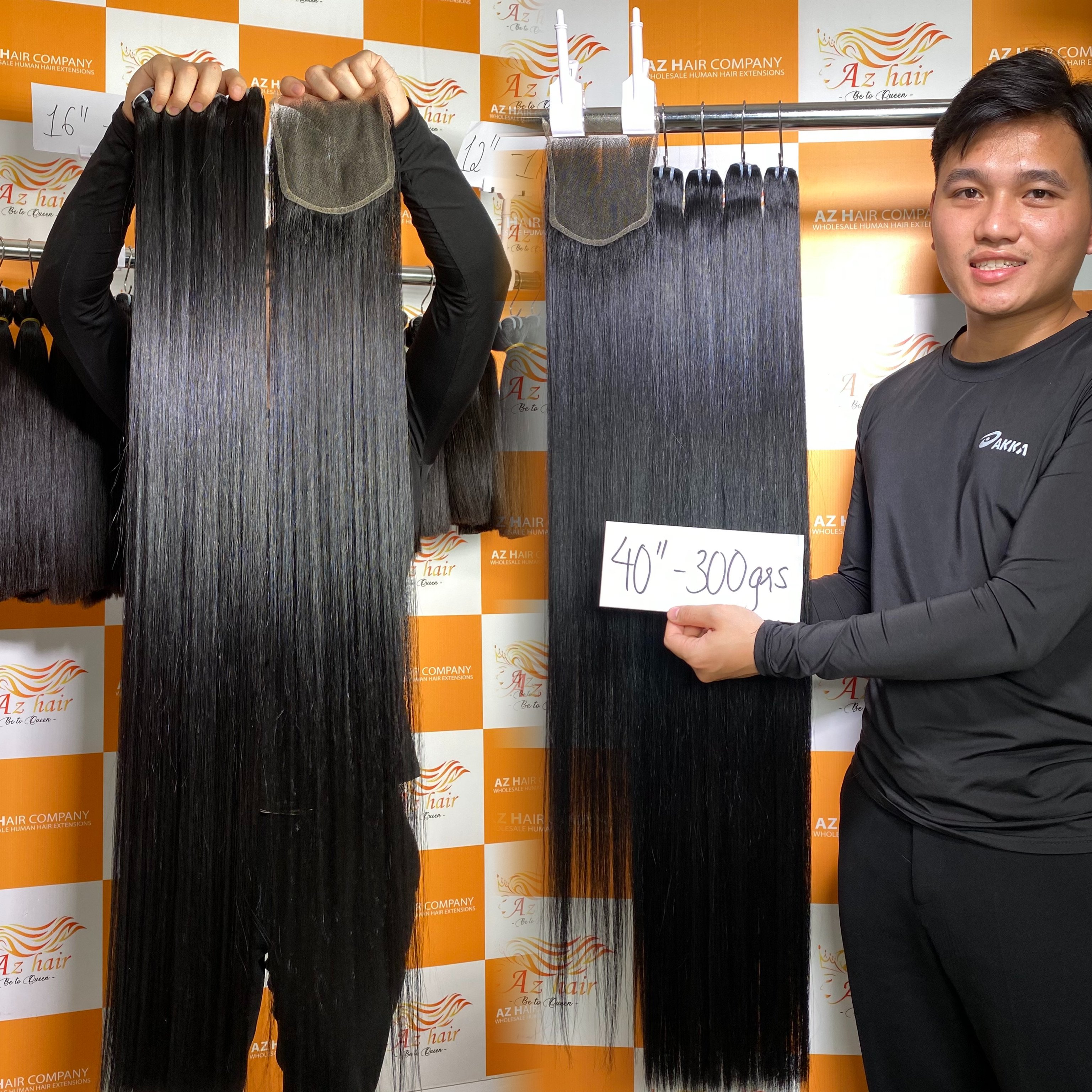 Top 1 Wholesale Raw Hair Bundles Unprocessed 50" Up To 100% Human Hair From Vietnamese Mountain Women