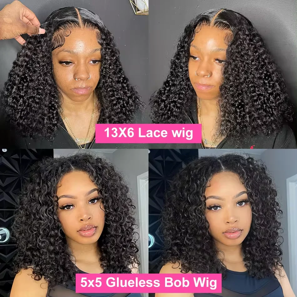 4x4 5x5 HD Lace Frontal Burnese Curly Wig 350% Top Density Hot Luxury Gluess Human Hair Wig For Black Women Cheap Wig