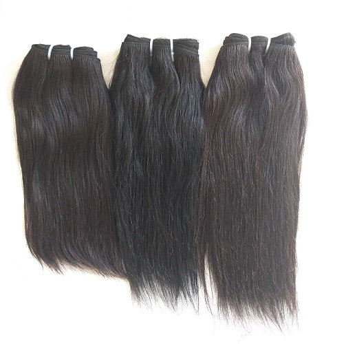 Wholesale Raw Virgin Funmi Human Hair Super Double Drawn Hair Extensions Closures Frontals