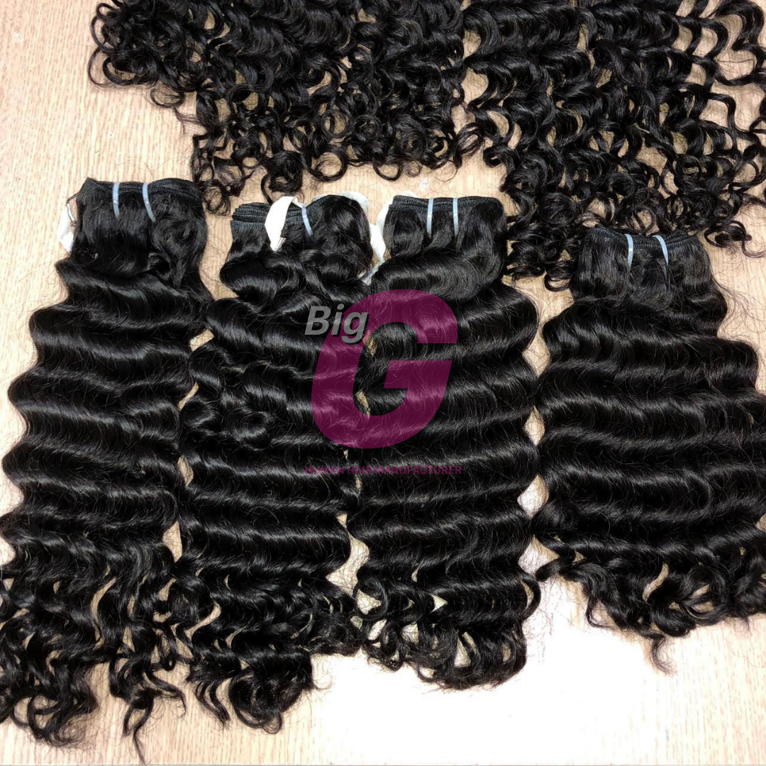 Wholesale Vietnam Wavy human hair bundles remy virginhair vendors cuticle aligned hair high quality only