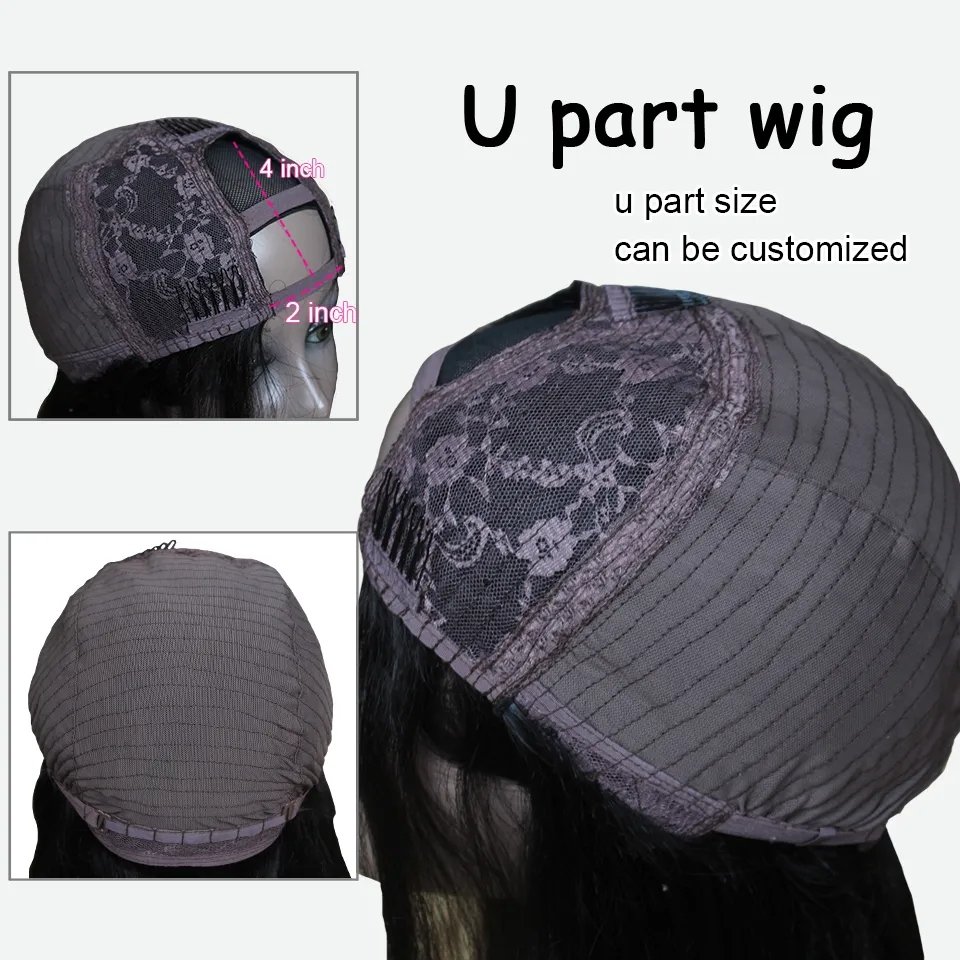 100% Brazilian Human Hair V Part Human Hair Wig No Leave Out Afor Kinky Curly Wigs For Women