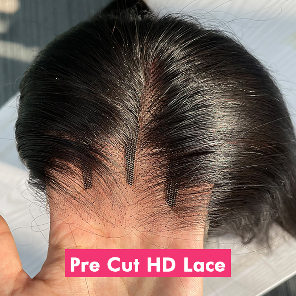 Glueless Wigs Human Hair Lace Front for Black Women 13x6 HD Human Hair Lace Frontal Wig Easy to Wear Lace Front Wigs Human Hair