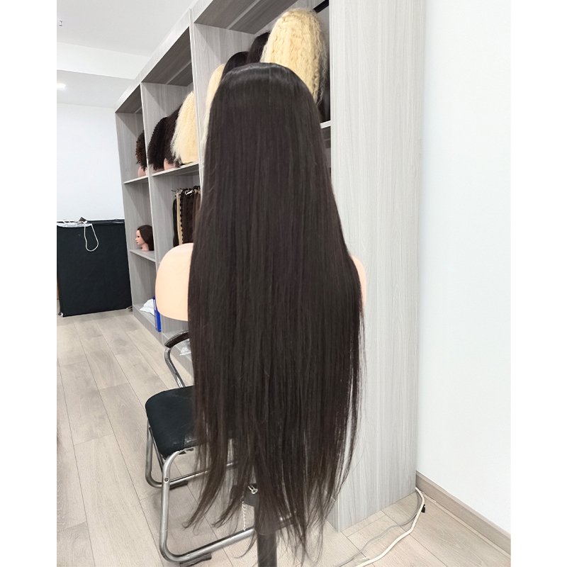 Wholesale Straight Brazilian Hair HD Lace Wigs,full lace frontal wig with baby hair,Virgin human hair wigs for black women