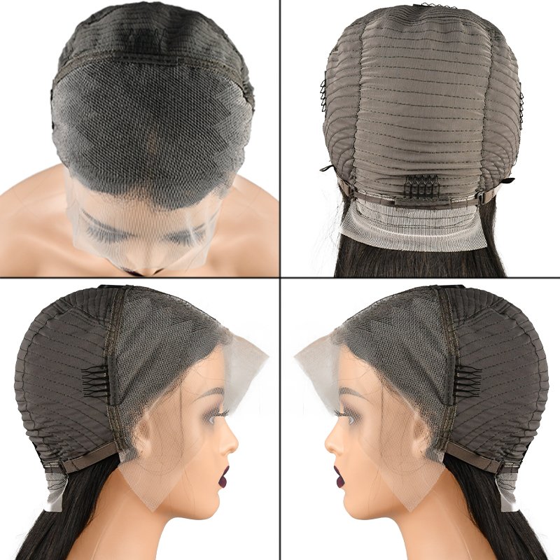 Wholesale Straight Brazilian Hair HD Lace Wigs,full lace frontal wig with baby hair,Virgin human hair wigs for black women
