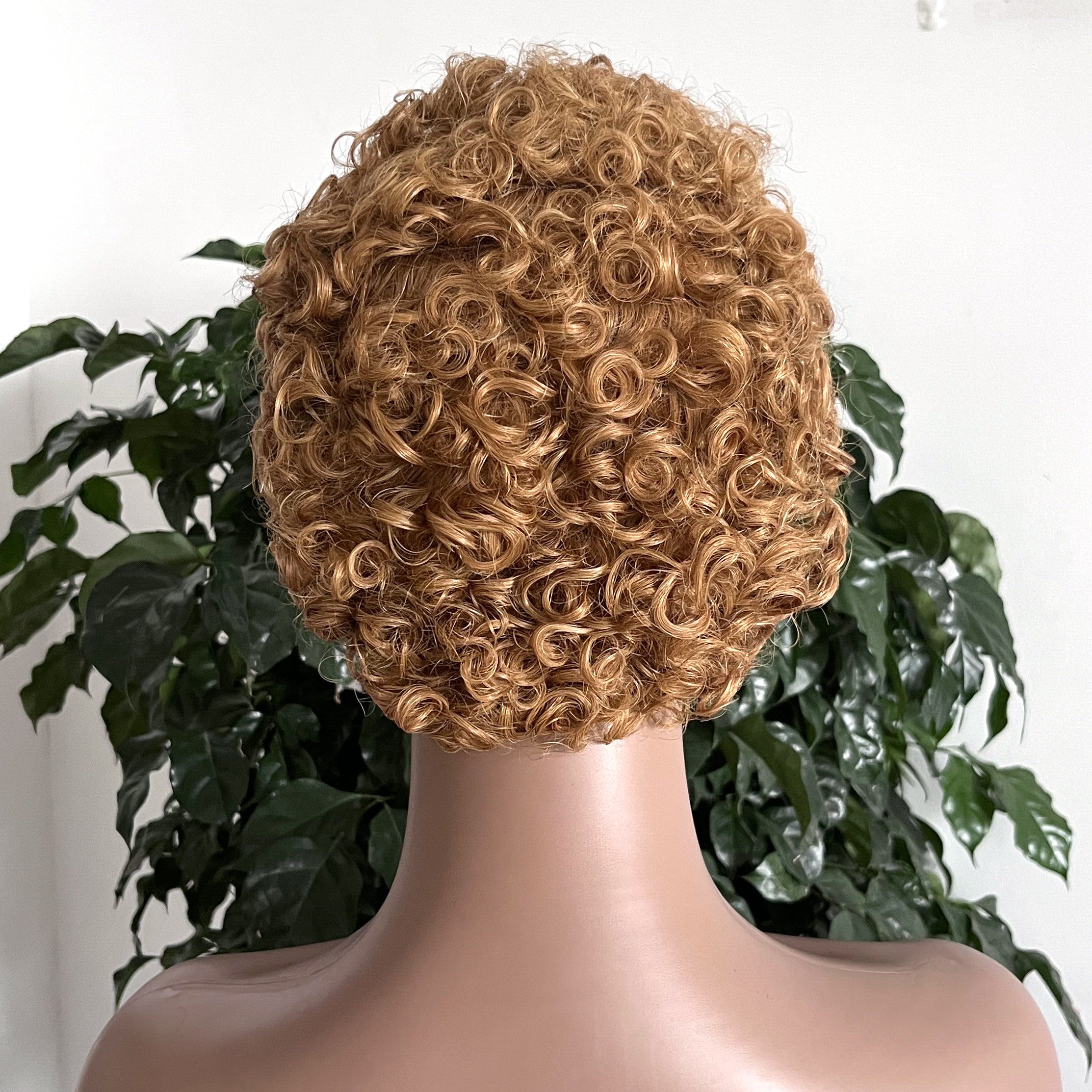 Wholesale 100% Brazilian Hair Short Machine Made Wig Afro Kinky Curly Wig Natural Color Virgin Human Hair Wigs For Black Women