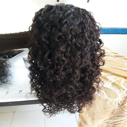 Temple Unprocessed Human Hair extension Brazilian Natural Curly Hair wigs raw virgin Indian Remy hair