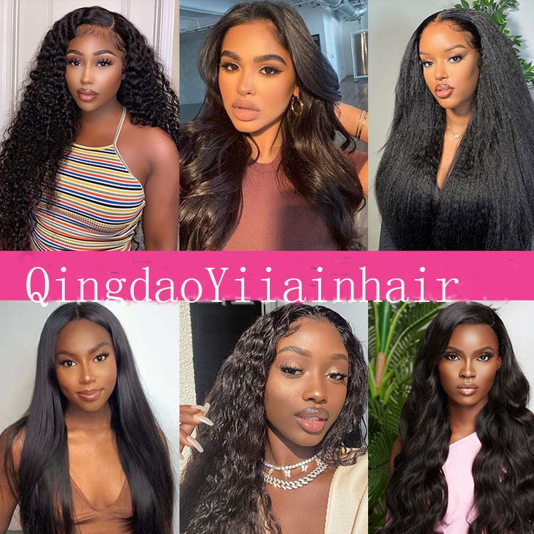 All texture available 100% human hair wigs v part wigs human hair
