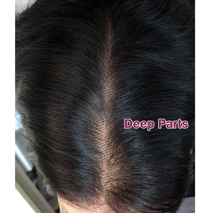 FH Natural Hairline Brazilian Human Hair Wig Cuticle Aligned Hair Wig Swiss Lace Pre Plucked 13x6 Lace Frontal Wig