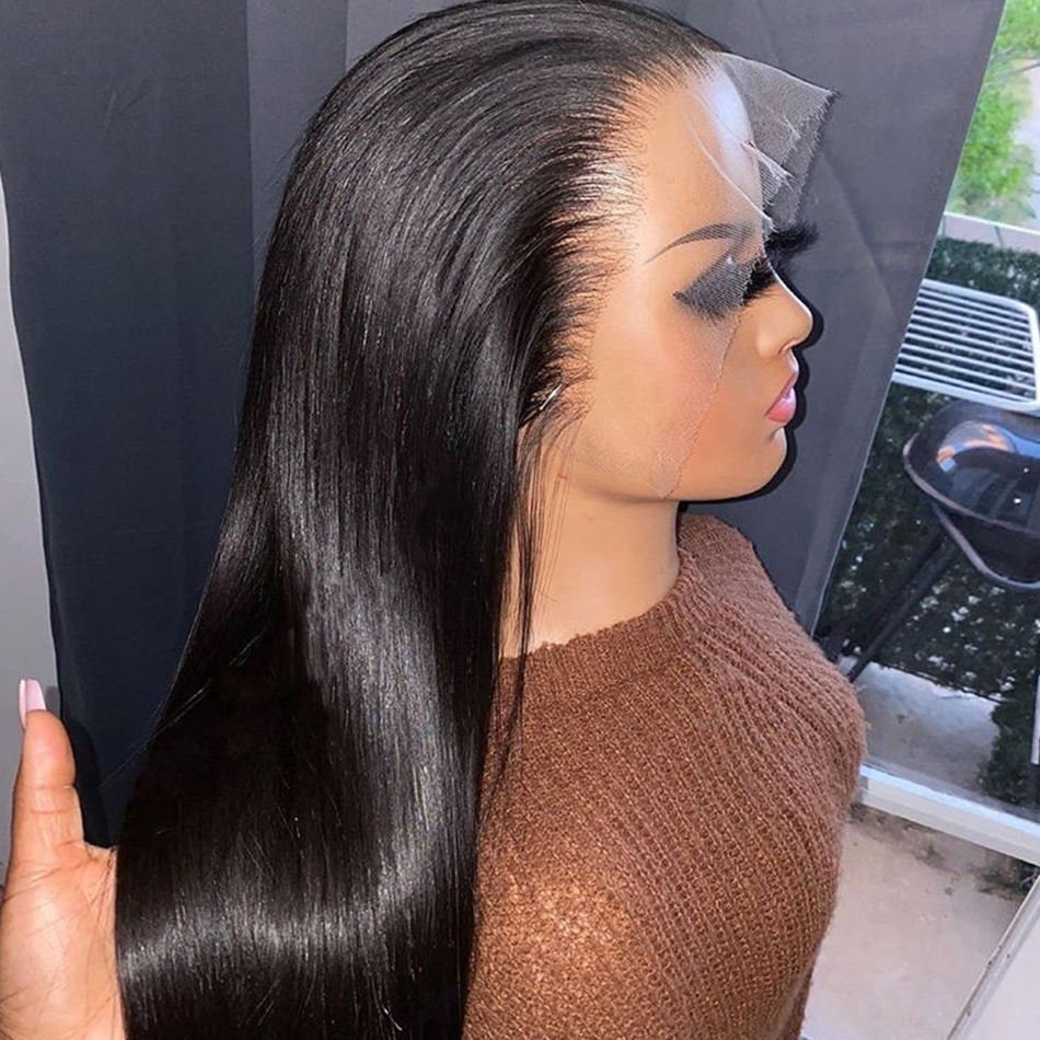 Glueless Wigs Human Hair 13x6 Full Hd Transparent Lace Front Wig Natural Human Hair Wigs For Black Women
