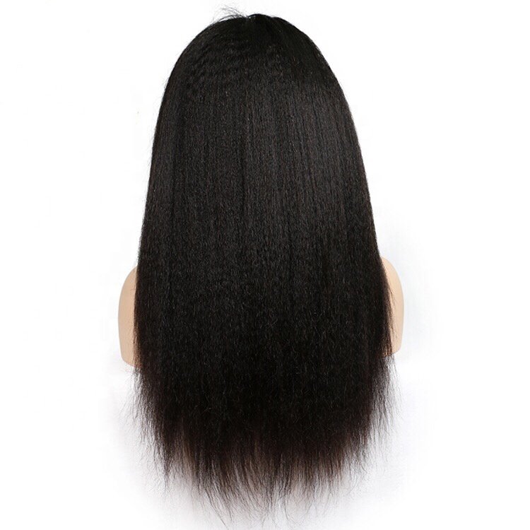 Raw Indian Hair Yaki Wigs, Human hair wigs 360 full lace, Real natural wigs for black women