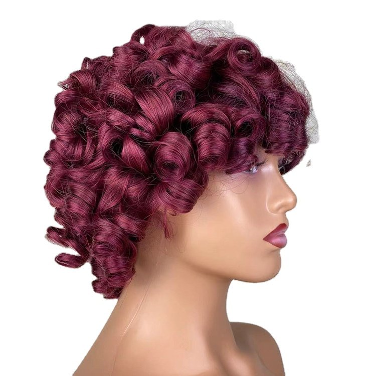High Quality Hot Selling Hd Headband Short 10 Inch Wave Brazilian Full Lace Front Yexin Human Hair Wig Deep Wave Lace Wig