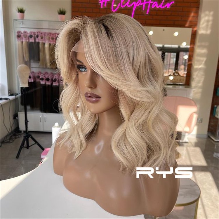 Wholesale Factory 100% Full Cuticle Aligned Virgin Russian Hair Double Drawn Luxury Glueless Lace Front Human Hair Wigs