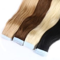 Wholesale Double Drawn Raw Hair Injected Tape In Extensions Cuticle Aligned Virgin Remy Invisible Tape Hair Extensions