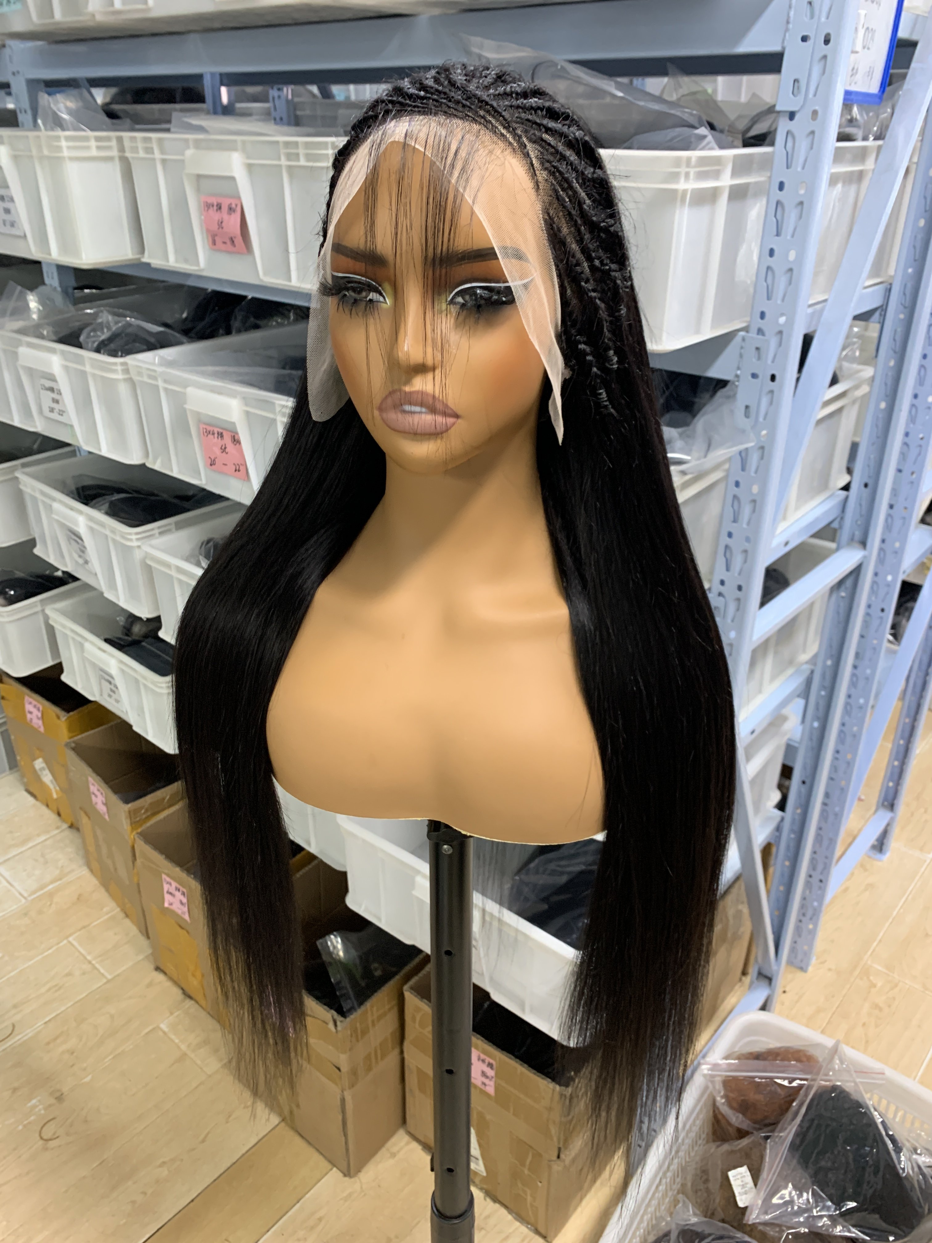12A Glueless HD Full Lace Human Hair Wigs Raw Indian Virgin Hair Lace Front Wigs Transparent Lace Frontal Wigs Vendor