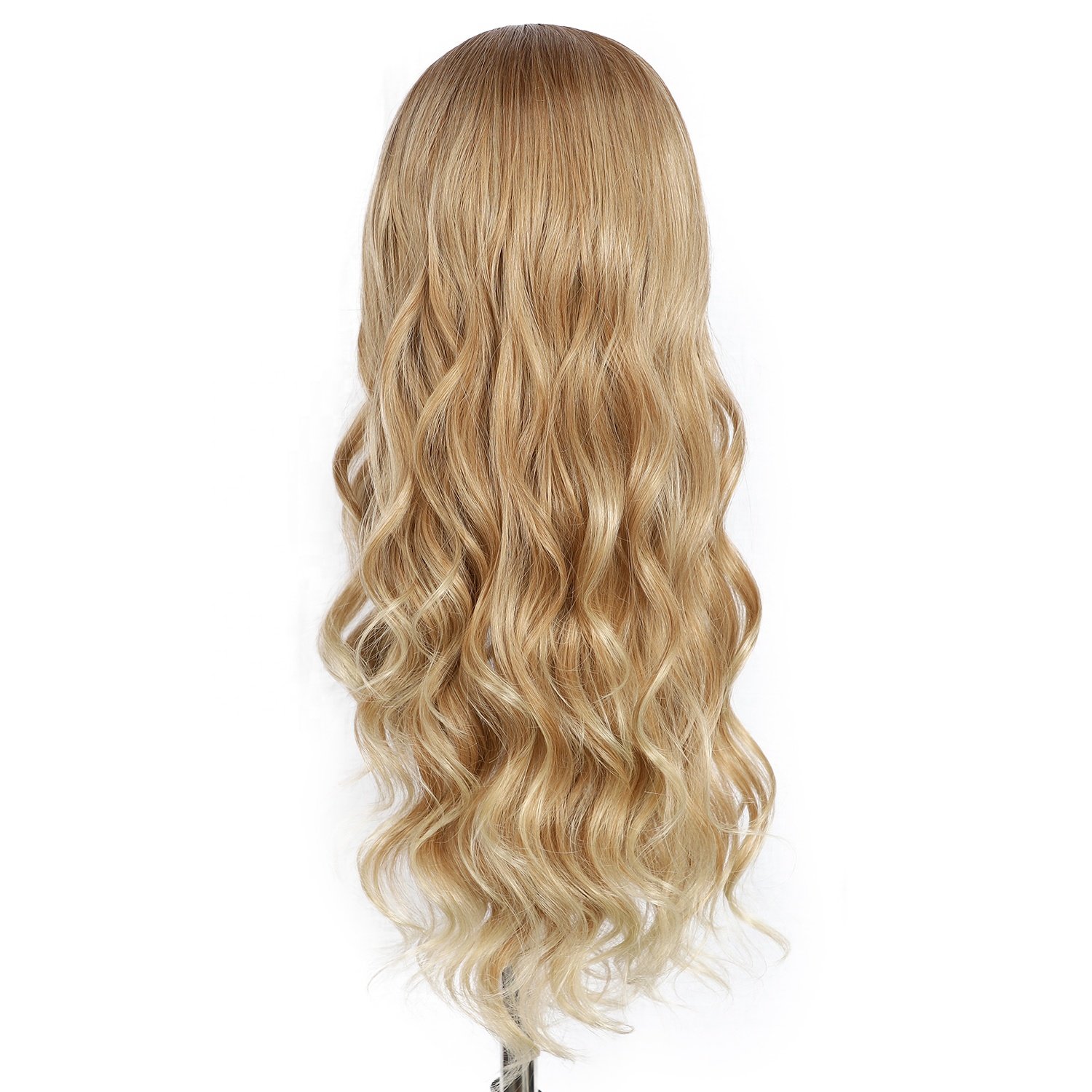 Wholesale Synthetic Lace Front Wig 13X3 Highlight Blonde Wig Simulated Human Hair for Women Daily Wear Blogger Party Show