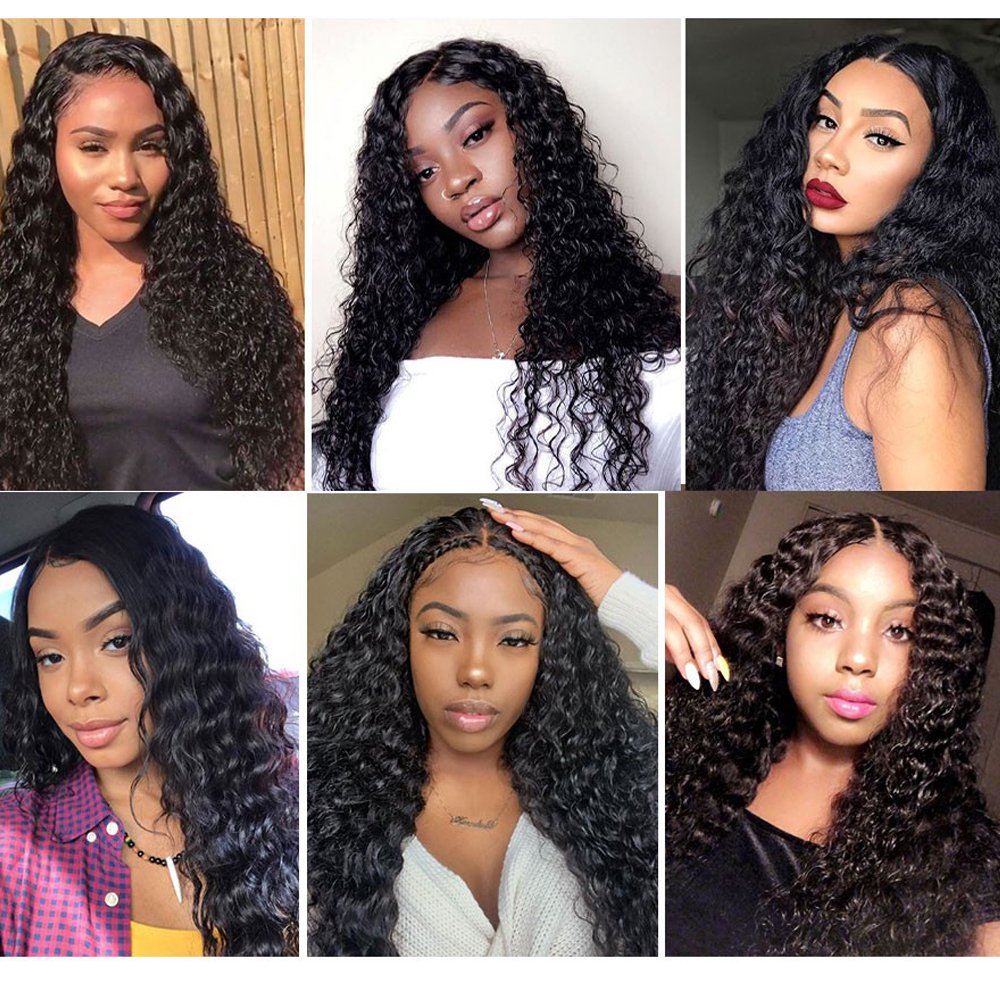 Cheap Deep Wave Wigs Human Hair Lace Front Brazilian Virgin Full Lace Human Hair Wigs Cheap Hd Lace Frontal Wig For Black Women