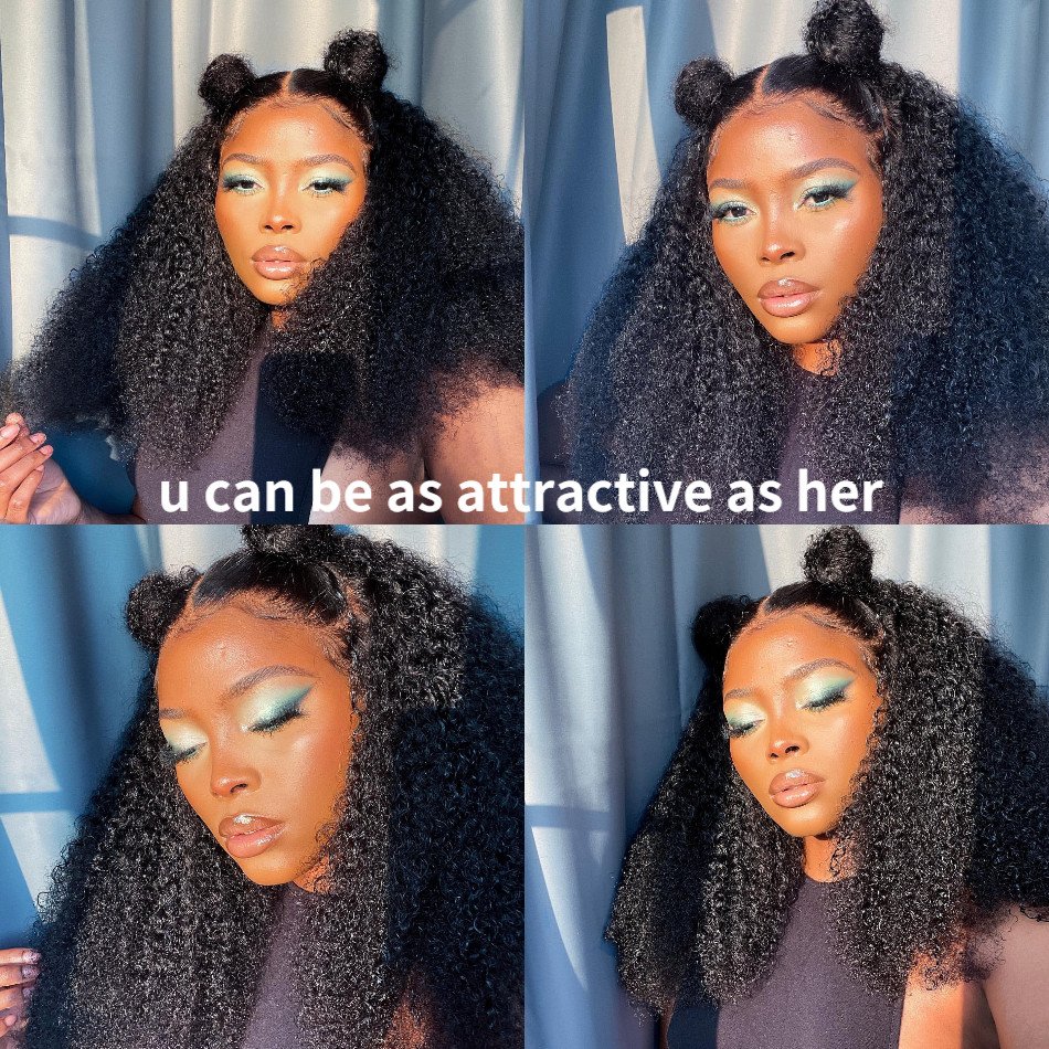 Afro Kinky Curly Natural Hair For Sale 30 Inch Hd 5X5 Deep Wave13X6 Lace Closure Frontal Human Hair Wigs For Black Women