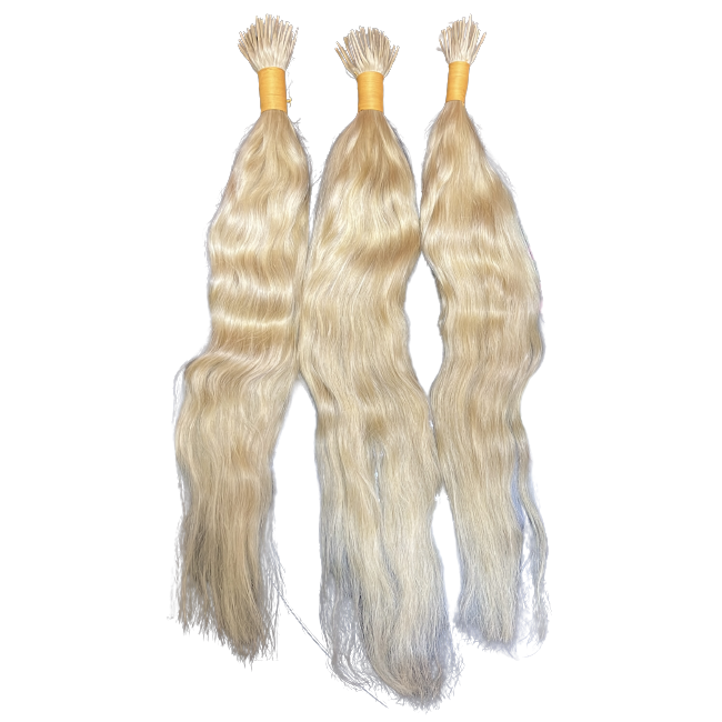 Wholesale ITIPS Double Drawn Human Hair Bundles Extension High Quality Natural Colored Hair from Indian Exporters
