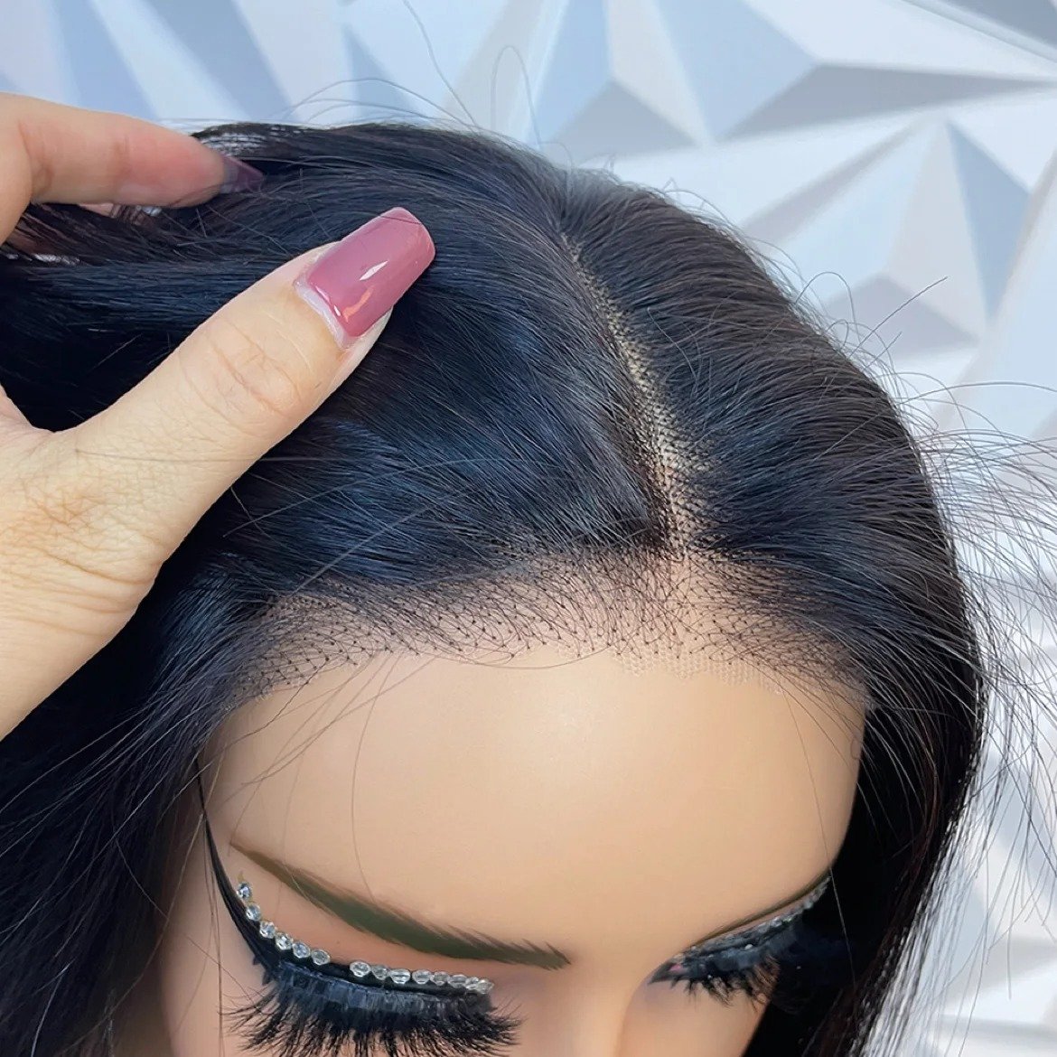 Wholesale Natural Cuticle Aligned Human Hair Lace Front Wigs Cheap Bone Straight 12A Virgin Raw Indian Hair HD Lace Frontal Wig