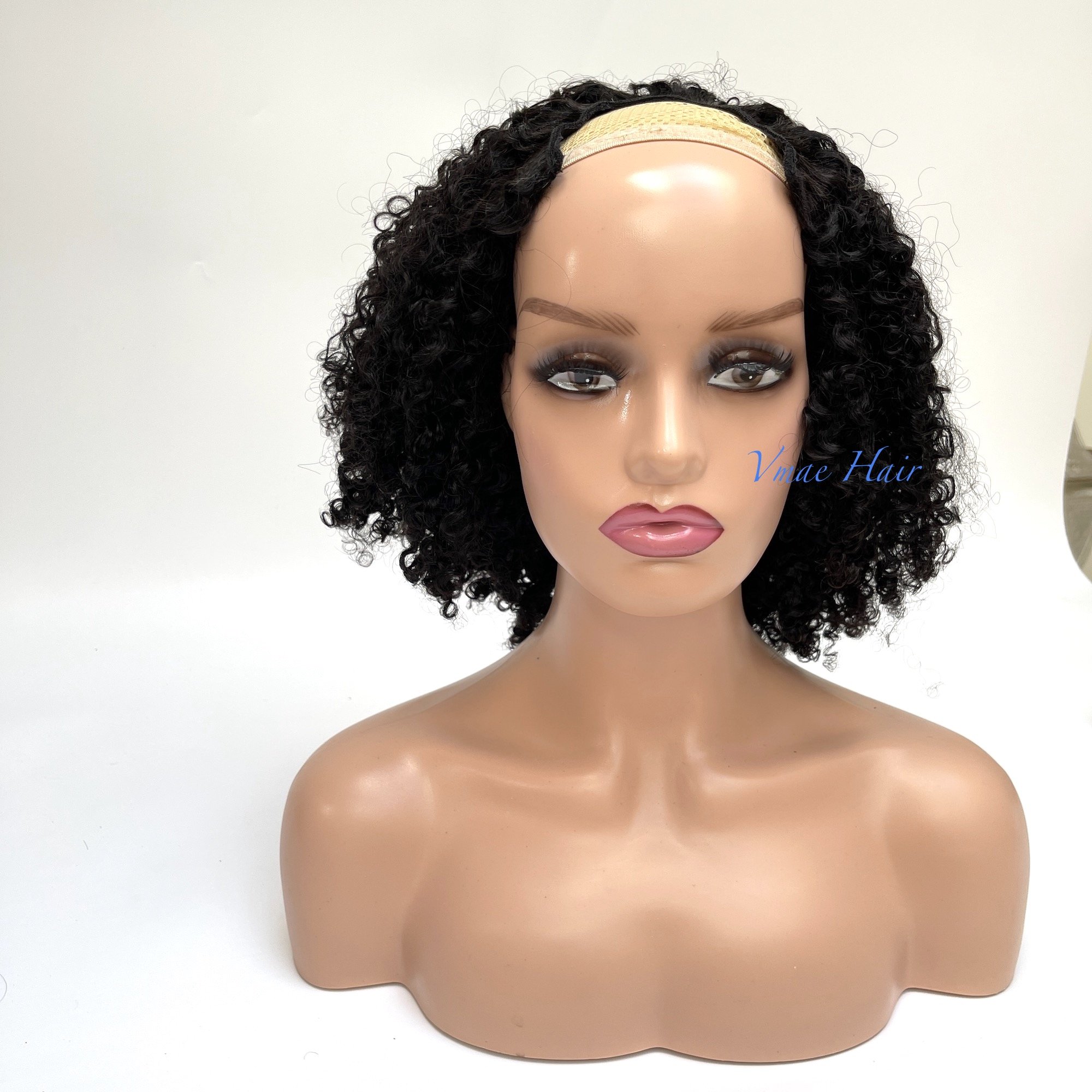 VMAE Mongolian Raw Virgin Cuticle Aligned Wigs 4A 3A 3B 3C Afro Kinky Curly U V Part Short Human Hair Wigs Black Women 4B Style