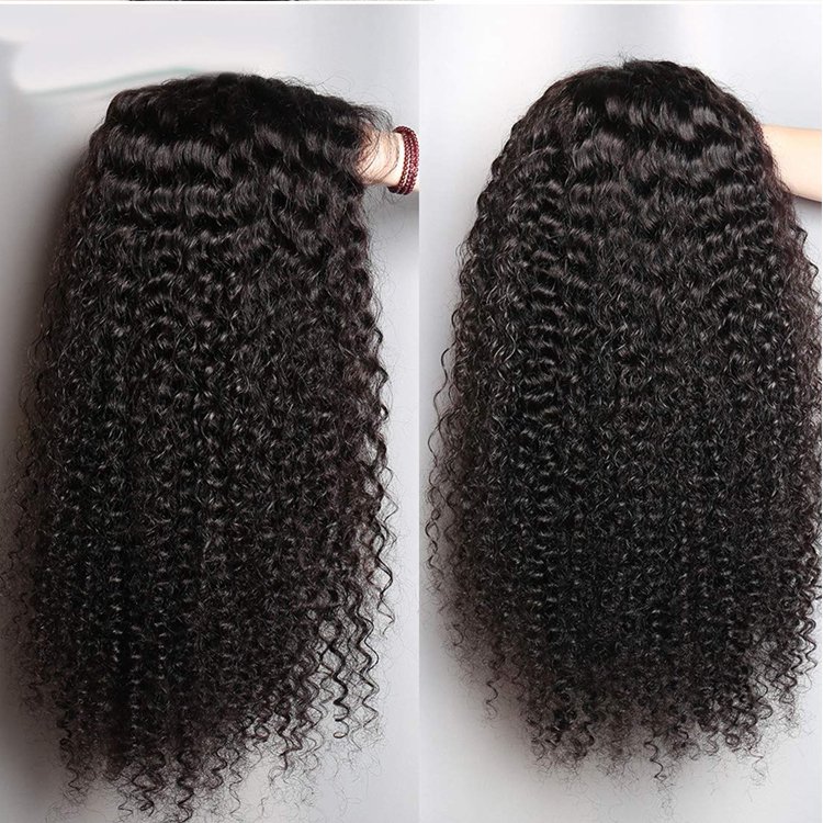 HD Full Lace Front Wig Human Hair Wigs Deep Curly Frontal Wig Virgin Brazilian Hair For Black Women