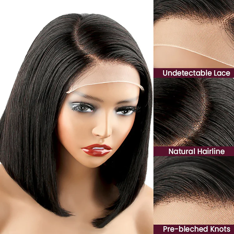 13X4 Lace Front Color Bob Wig Human Hair Vietnam Raw Vietnamese Hair Bone Straight Short Bob Wigs,Human Hair Wigs