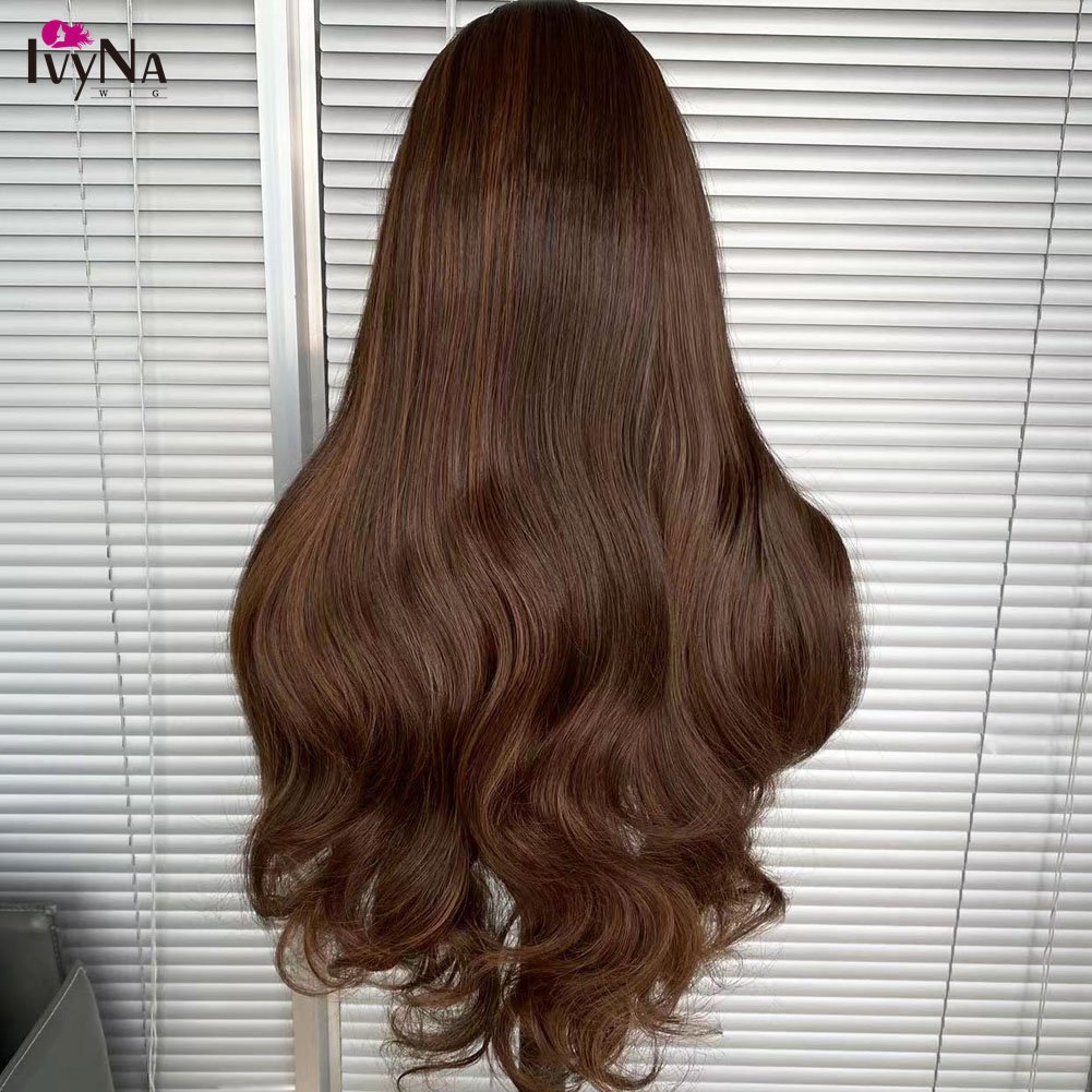 Futura 13X4 Synthetic Lace Front Wig Long Heat Resistant Glueless Lace Front Wigs for Black Women Body Wave Pre Plucked Wig