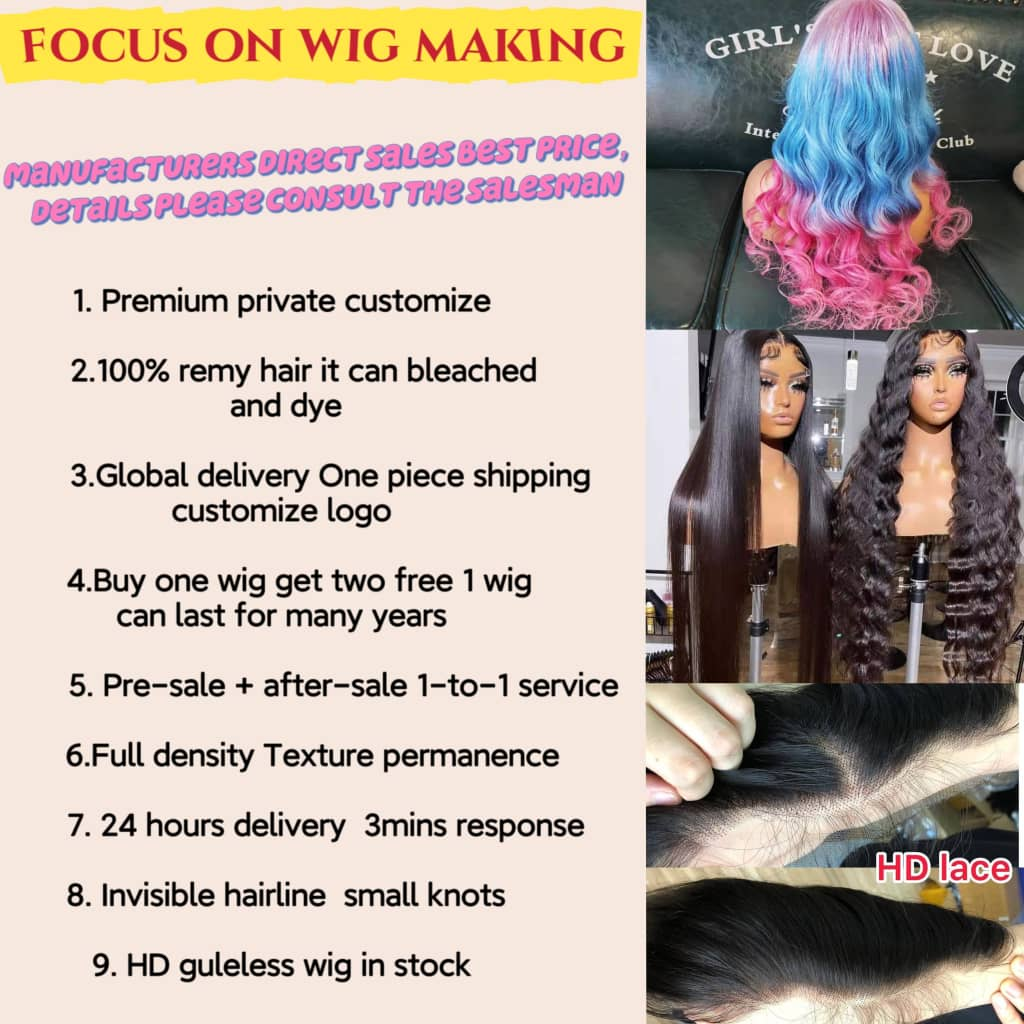 360 Full Lace Human Hair Wig Brazilian Virgin Human Hair Wigs Lace Front Cheap Transparent HD Lace Frontal Wigs For Black Women