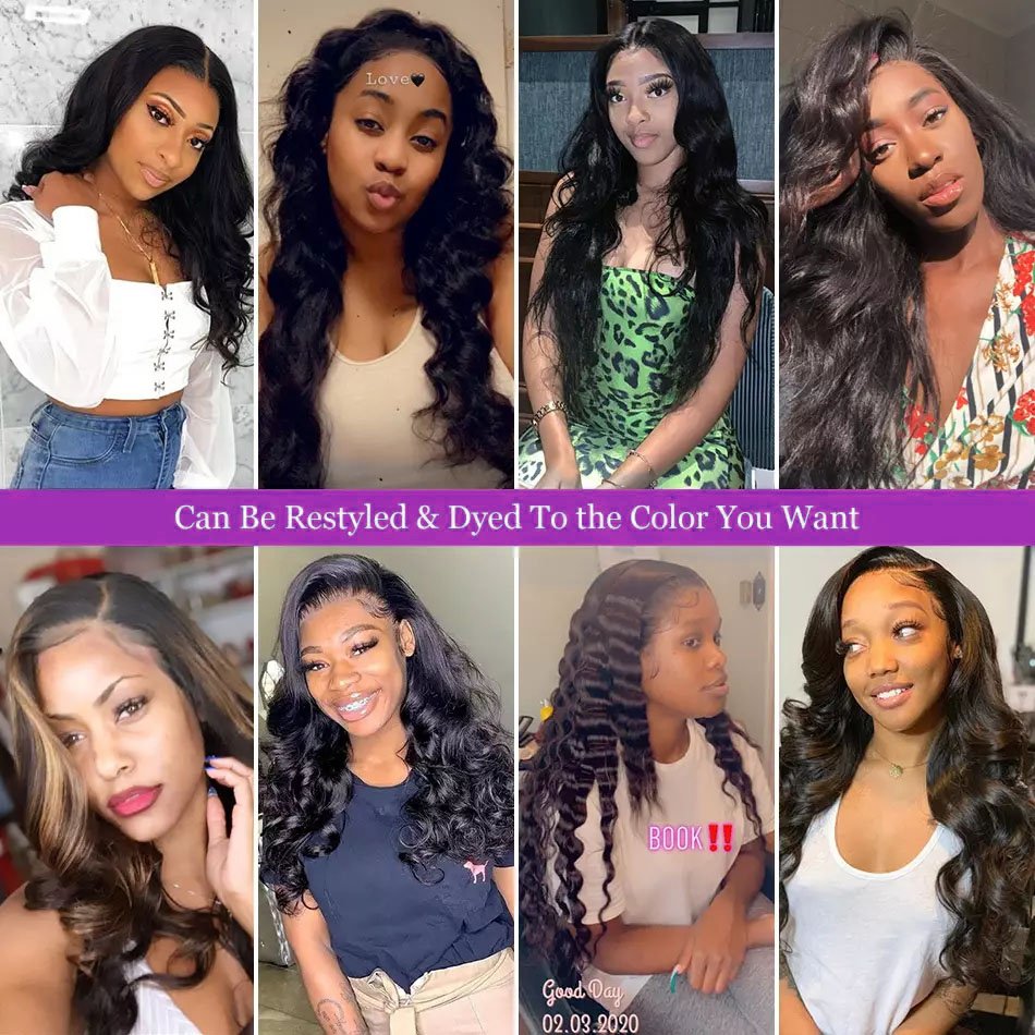 100% raw Indian hair pre plucked full frontal lace wig vendors 30 inch HD deep wave 13x4 lace front human hair wigs glueless
