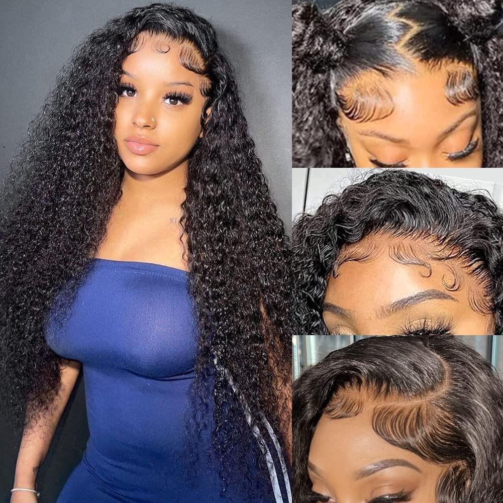 Ready To Ship Wholesale 13*4 Full Lace Frontal Wig 180% Density Body Wave Natural Color PrePlucked Brazilian Human Hair Wigs