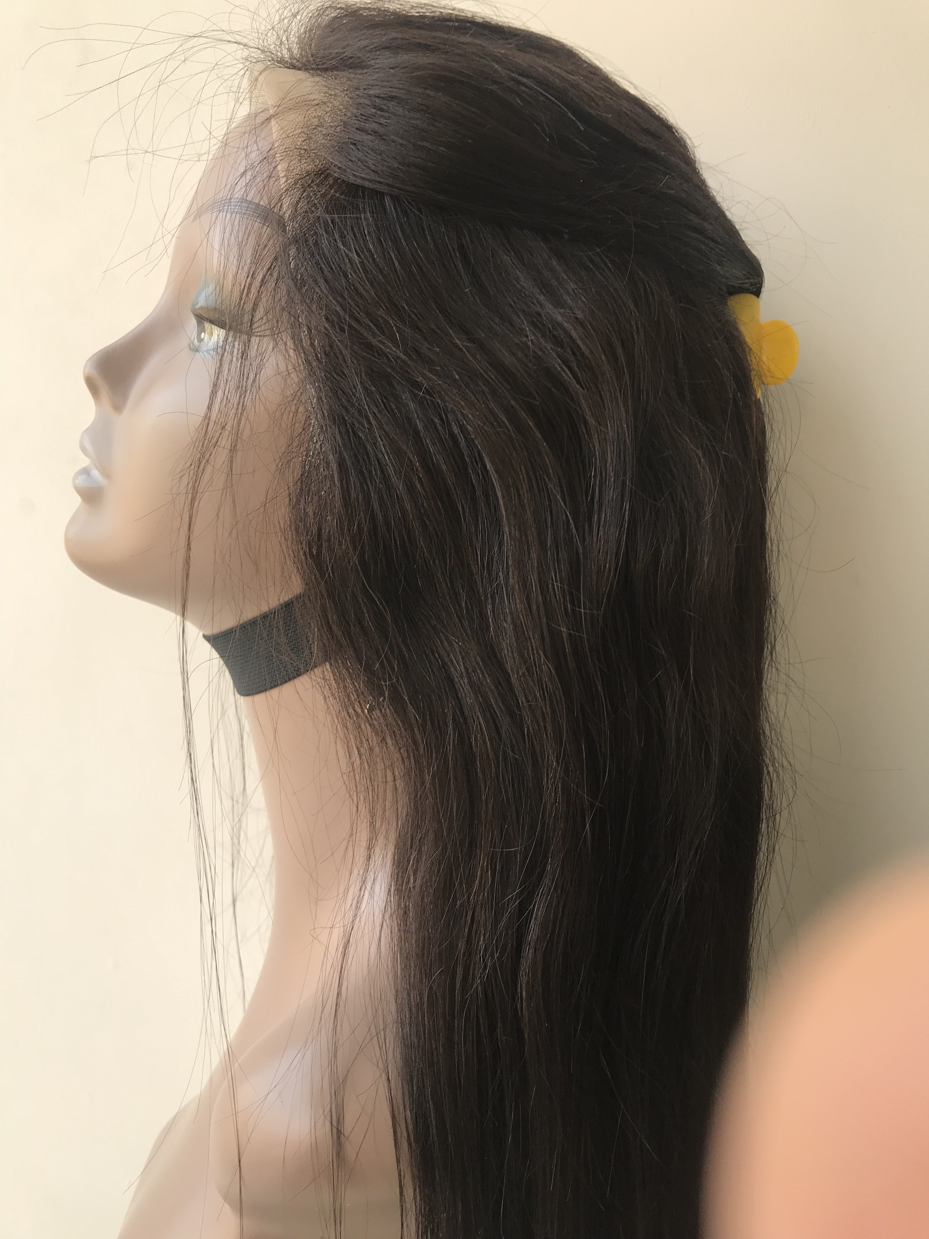 Transgreen HD And Transparent Lace 13x4 Frontal Indian Woman Natural Straight Single Donor Human Hair Wig From Vendor Supplier