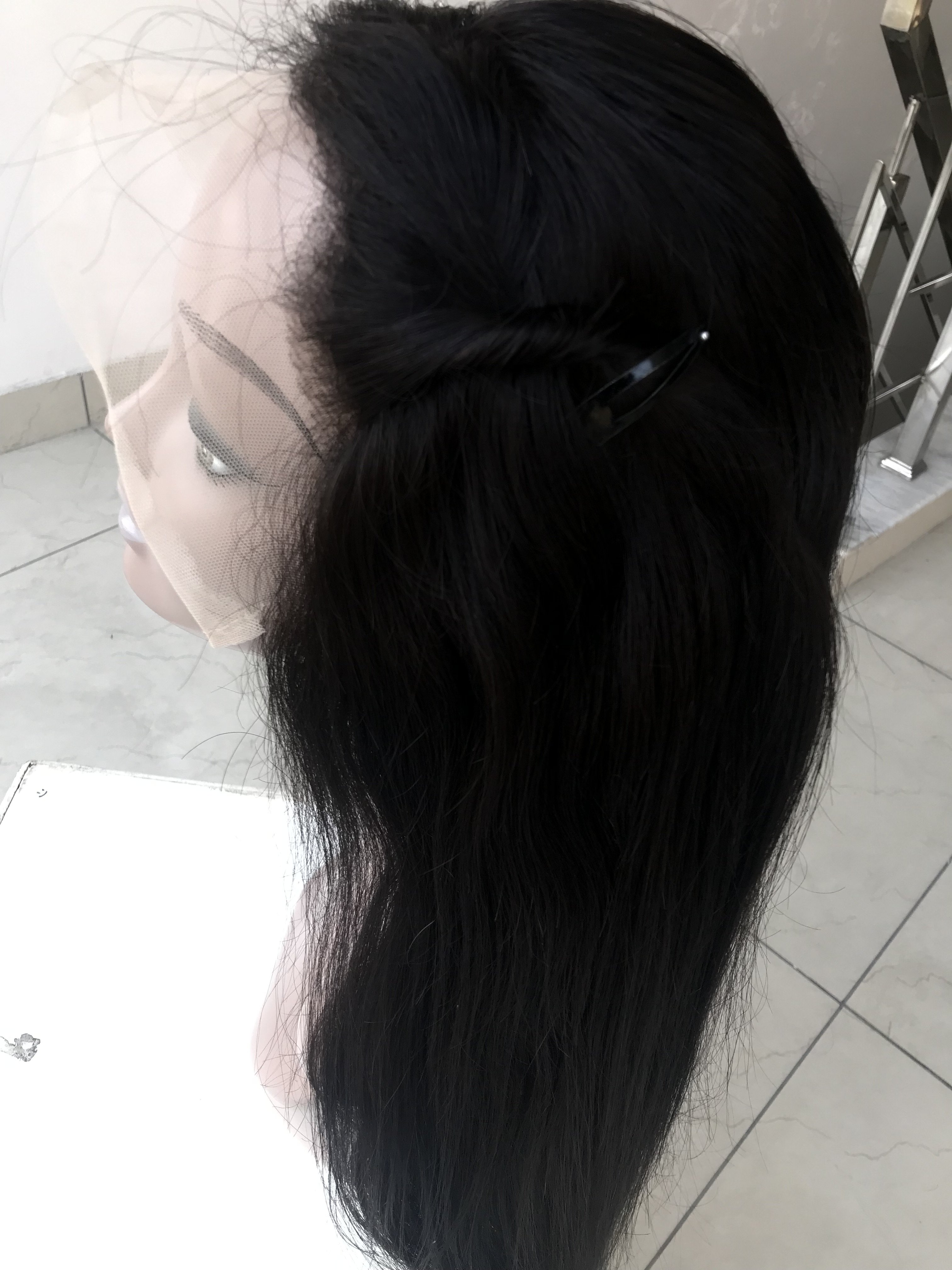 Transgreen HD And Transparent Lace 13x4 Frontal Indian Woman Natural Straight Single Donor Human Hair Wig From Vendor Supplier