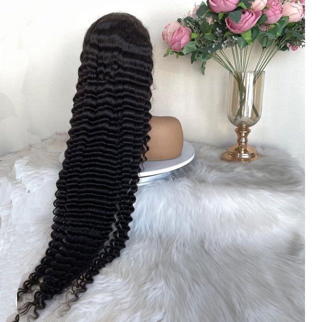 Baoli Factory Wholesale 100% Human hair Wigs 13x4 Transparent lace front wig with baby hair in stock