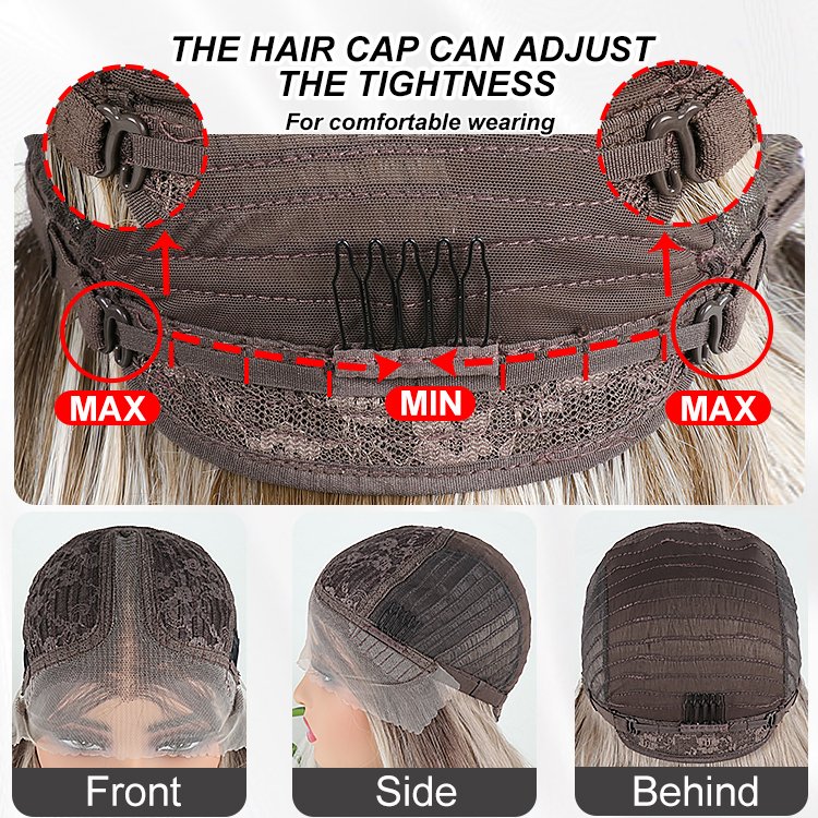 Julianna Hair Futura Fiber Wholesale High Quality Heat Resistant Premium Curly 613 Blonde T Part Lace Front Synthetic Wigs