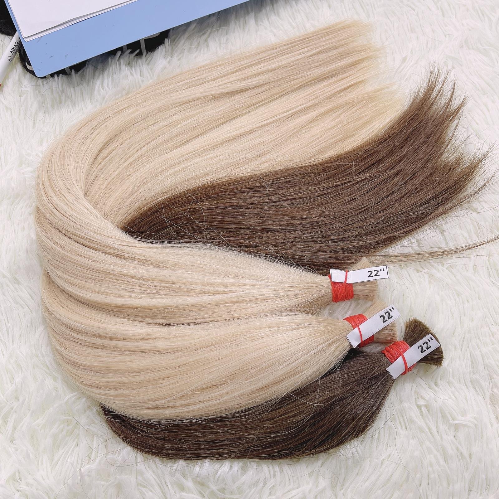 Wholesale Vietnamese Keratin Bulk Hair Human Extensions Raw Virgin Double Drawn Remy Hair Extensions Wig For Black Women