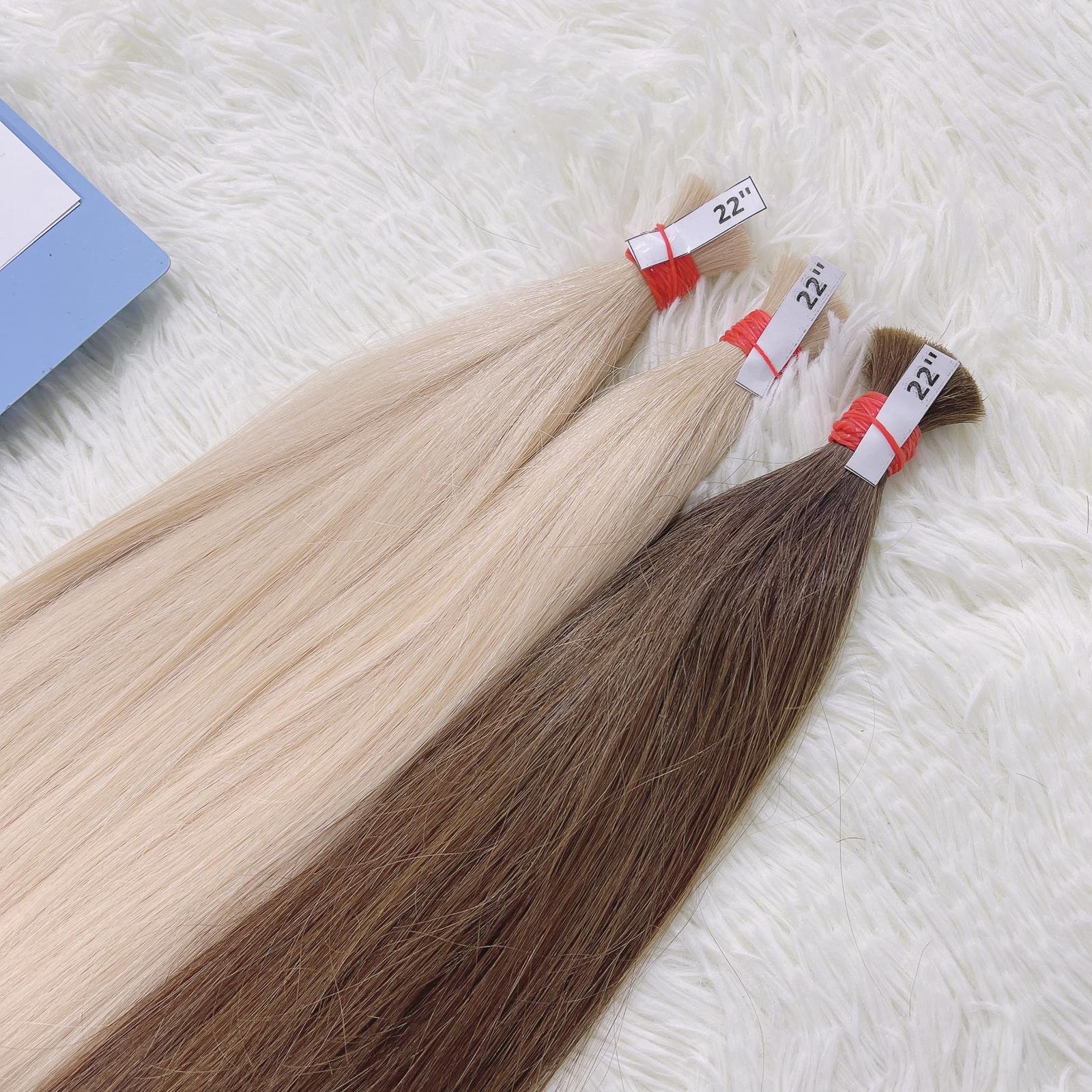 Wholesale Vietnamese Keratin Bulk Hair Human Extensions Raw Virgin Double Drawn Remy Hair Extensions Wig For Black Women