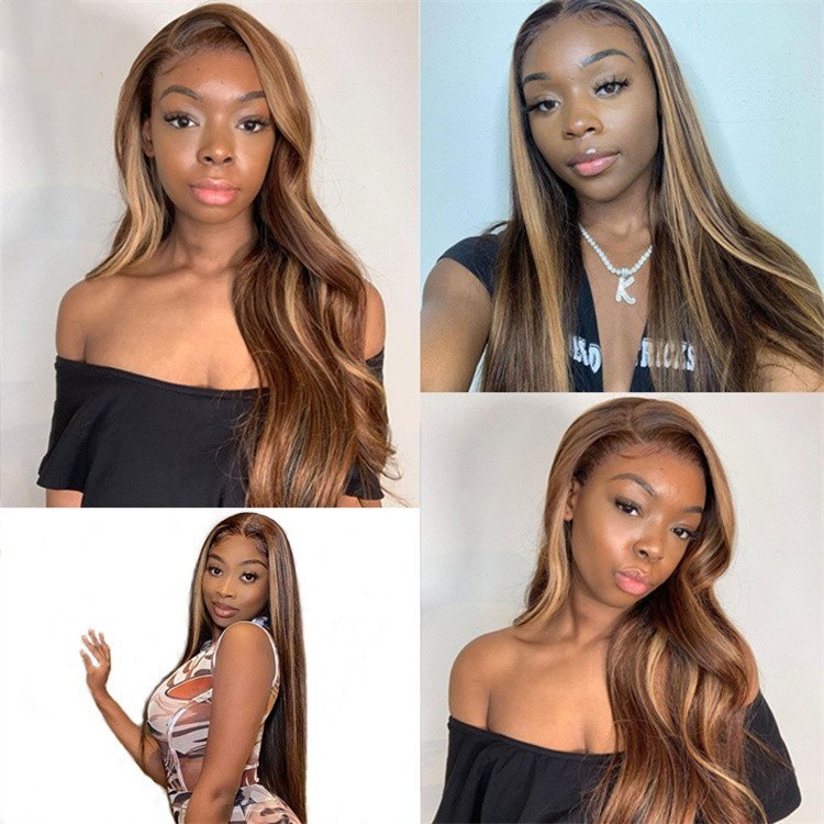 original human hair wigs 4*4 straight long hair u part wig human hair or women