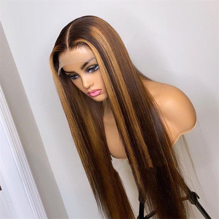 original human hair wigs 4*4 straight long hair u part wig human hair or women
