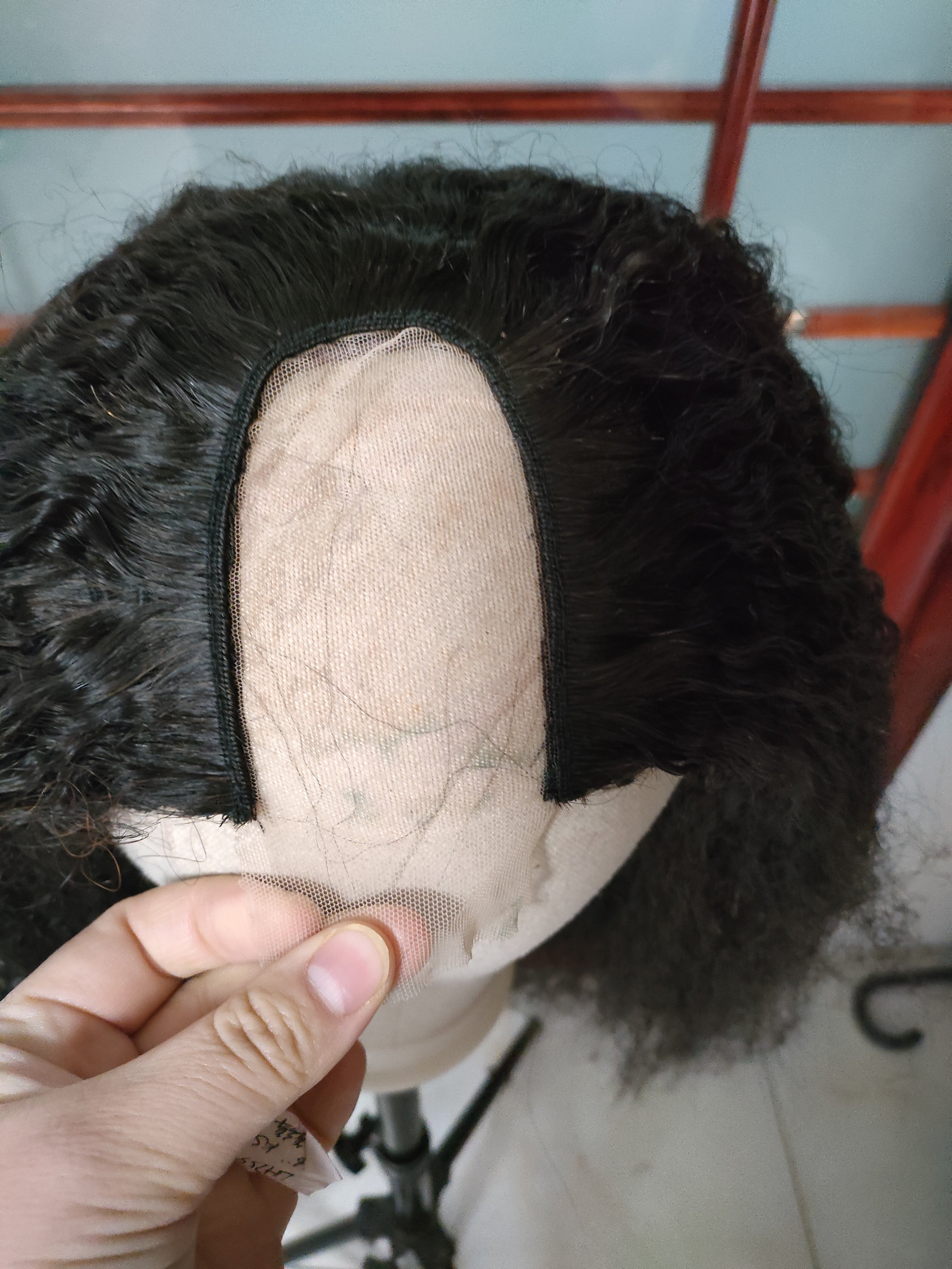 Amara supplier 100%human wig kinky straight u part wig wholesale price u-part human hair wig black water wave fast ship in stock