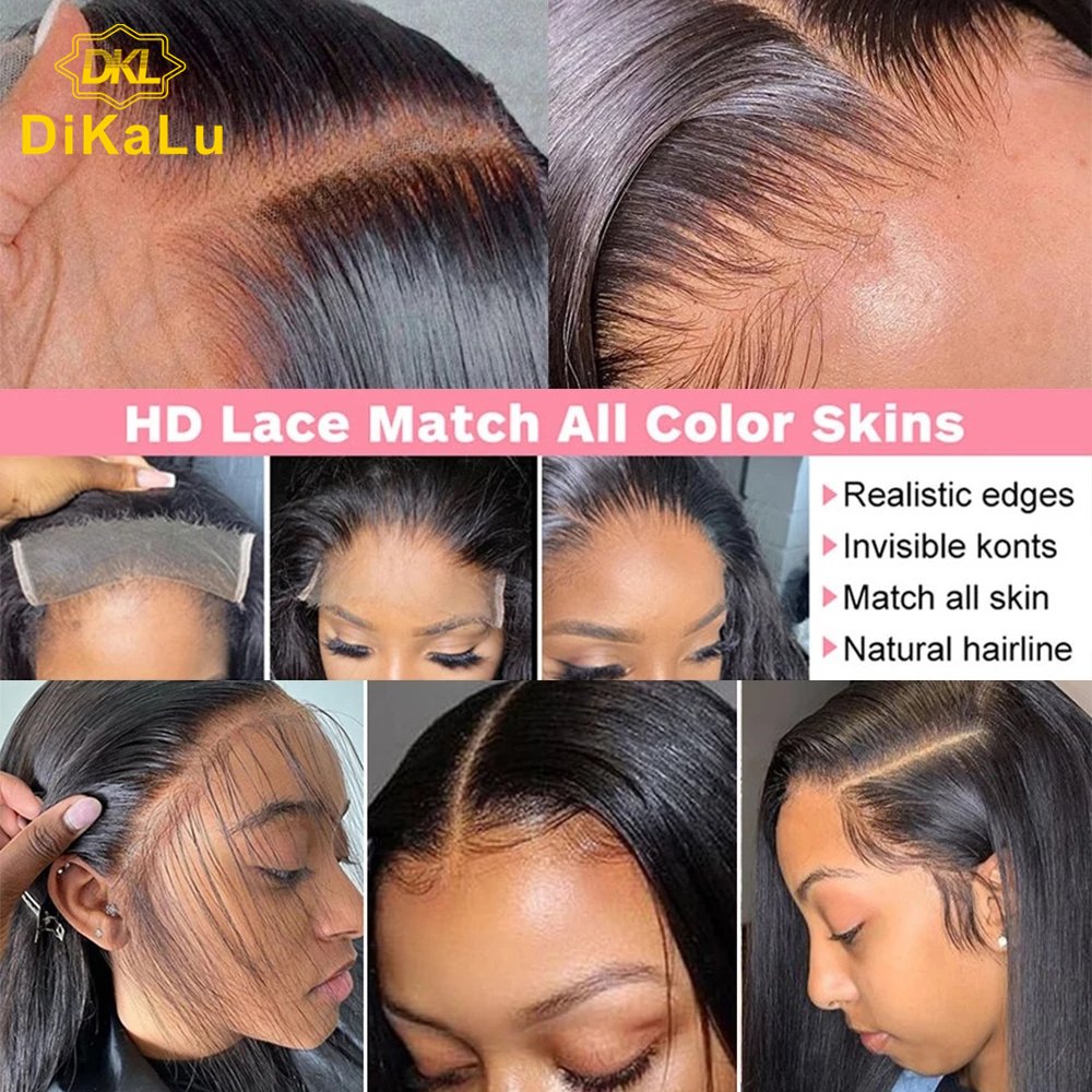 Swiss Glueless 13x4 13x6 HD Lace Frontal Wig,Transparent HD Lace Front Wig Human Hair Lace Front, Human Hair Wig For Black Women