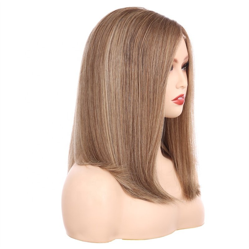 Mixed Blonde Human Hair High Quality Monofilament Top Wigs