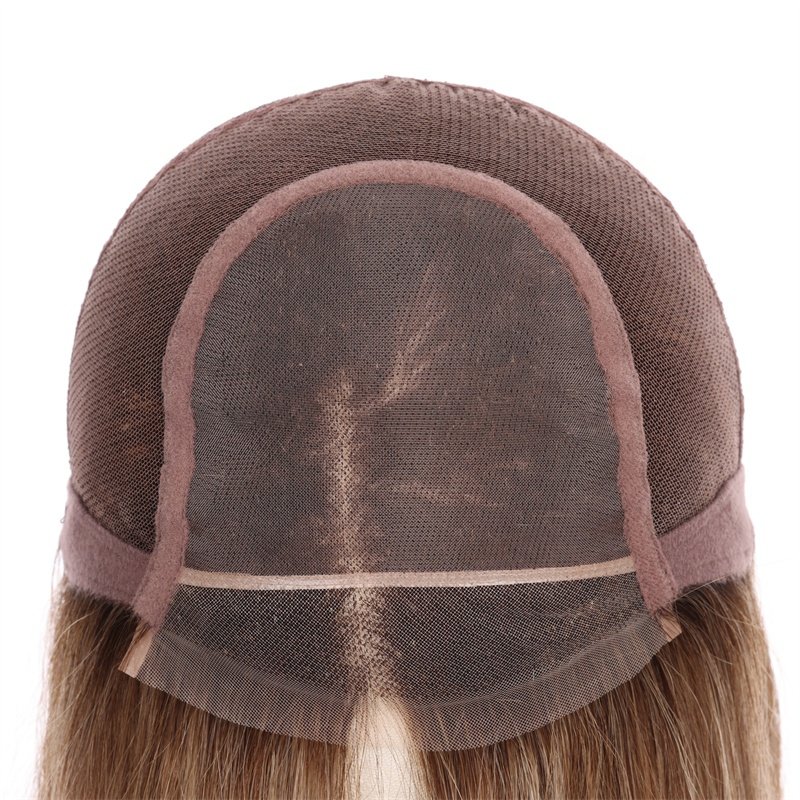 Mixed Blonde Human Hair High Quality Monofilament Top Wigs