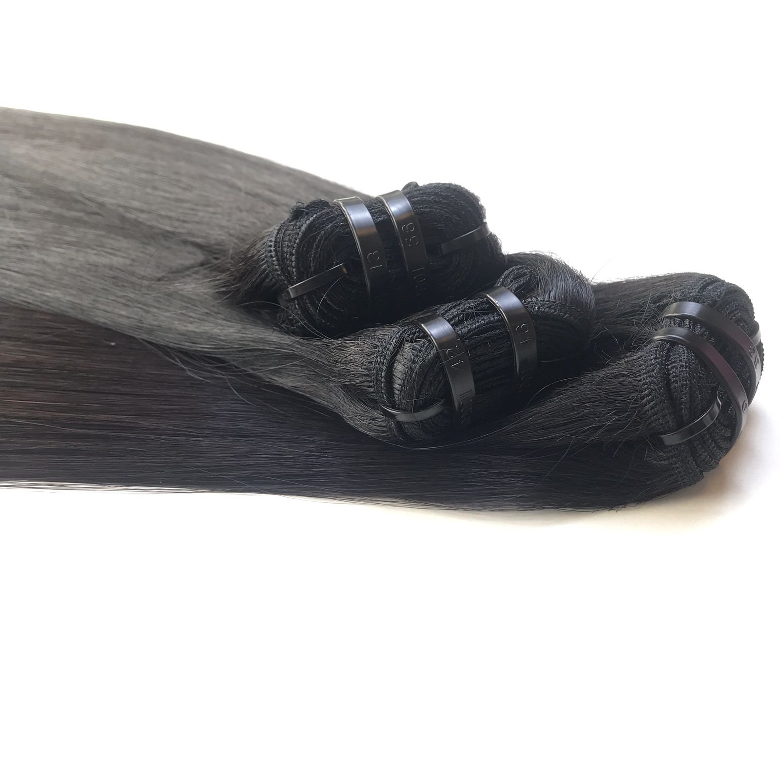 Super Double Drawn Short Black Bob Wigs for Black Women Raw Vietnamese Hair Extensions Customize color
