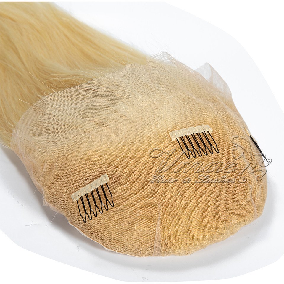 VMAE Wigs Wholesale Bulk Sale Wig Vendors Raw Remy Russian Blonde Bone Straight Full Lace 613 Human Hair Wig
